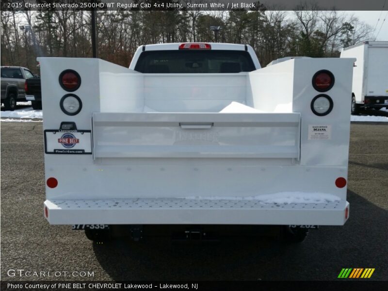 Summit White / Jet Black 2015 Chevrolet Silverado 2500HD WT Regular Cab 4x4 Utility