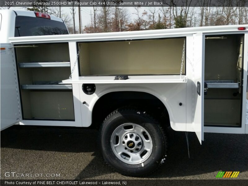 Summit White / Jet Black 2015 Chevrolet Silverado 2500HD WT Regular Cab 4x4 Utility