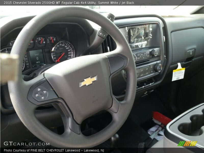 Summit White / Jet Black 2015 Chevrolet Silverado 2500HD WT Regular Cab 4x4 Utility