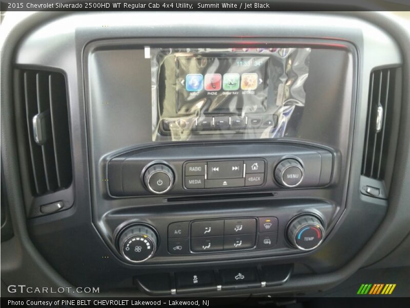 Summit White / Jet Black 2015 Chevrolet Silverado 2500HD WT Regular Cab 4x4 Utility