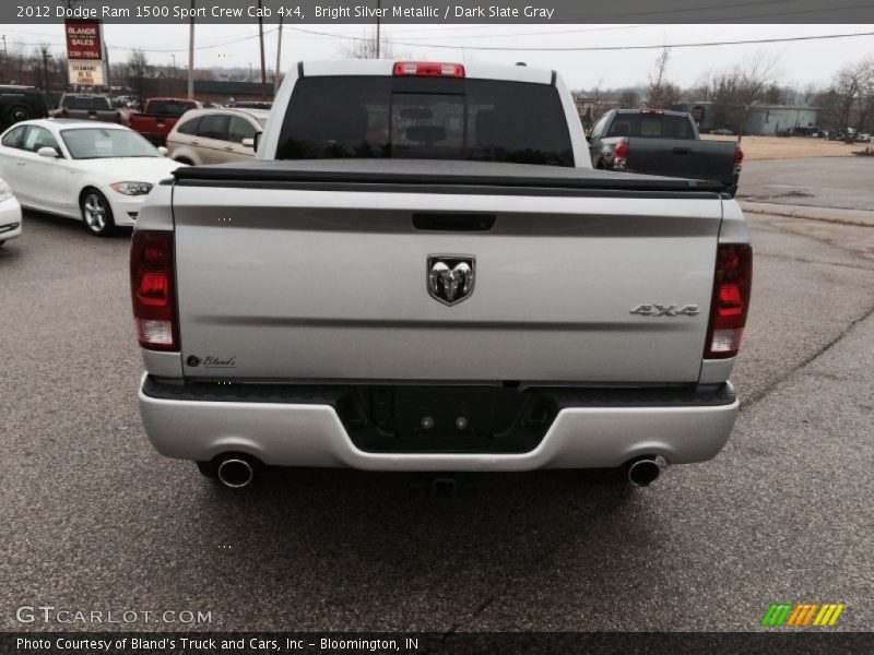 Bright Silver Metallic / Dark Slate Gray 2012 Dodge Ram 1500 Sport Crew Cab 4x4