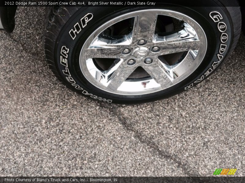 Bright Silver Metallic / Dark Slate Gray 2012 Dodge Ram 1500 Sport Crew Cab 4x4