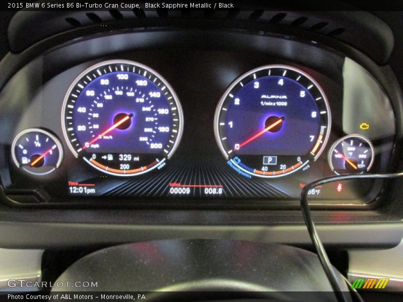  2015 6 Series B6 Bi-Turbo Gran Coupe B6 Bi-Turbo Gran Coupe Gauges