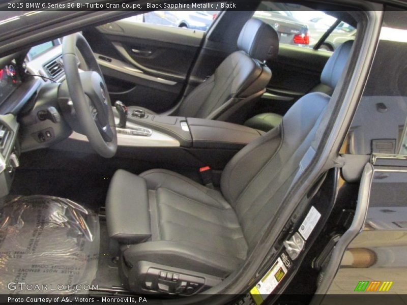 Front Seat of 2015 6 Series B6 Bi-Turbo Gran Coupe