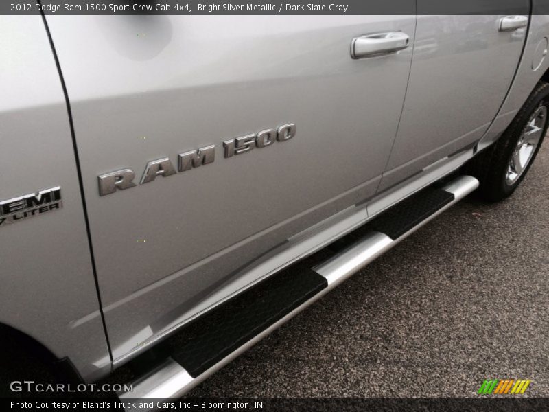Bright Silver Metallic / Dark Slate Gray 2012 Dodge Ram 1500 Sport Crew Cab 4x4