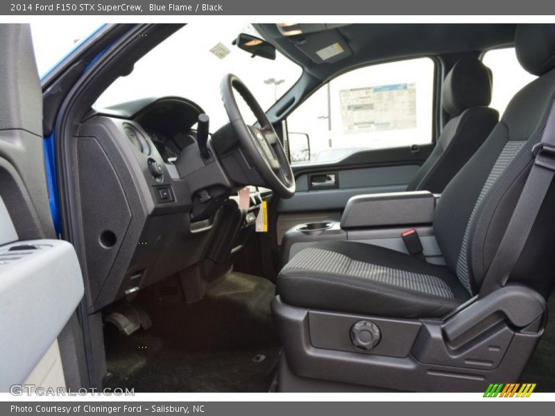 Blue Flame / Black 2014 Ford F150 STX SuperCrew