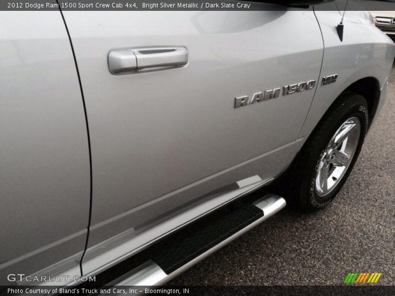 Bright Silver Metallic / Dark Slate Gray 2012 Dodge Ram 1500 Sport Crew Cab 4x4