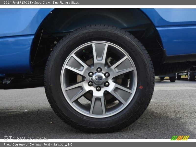 Blue Flame / Black 2014 Ford F150 STX SuperCrew