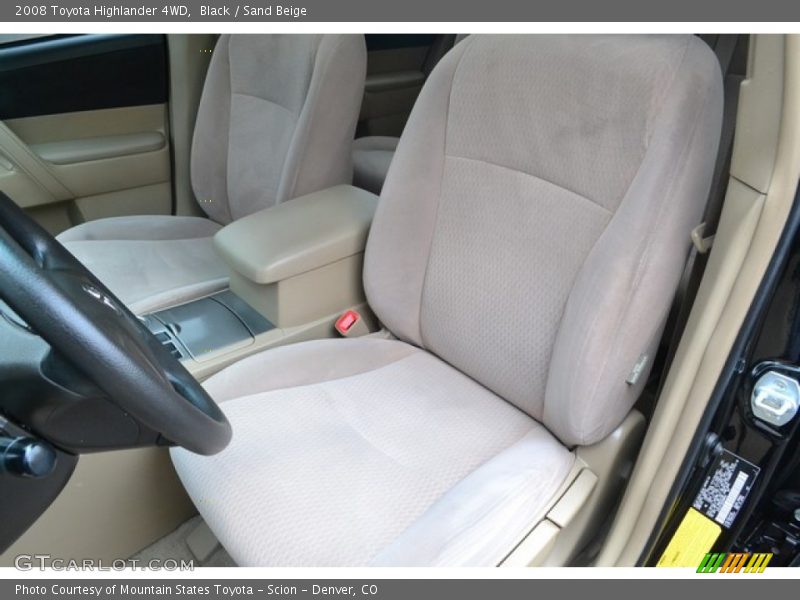 Black / Sand Beige 2008 Toyota Highlander 4WD