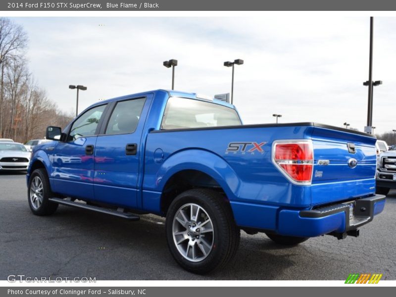 Blue Flame / Black 2014 Ford F150 STX SuperCrew