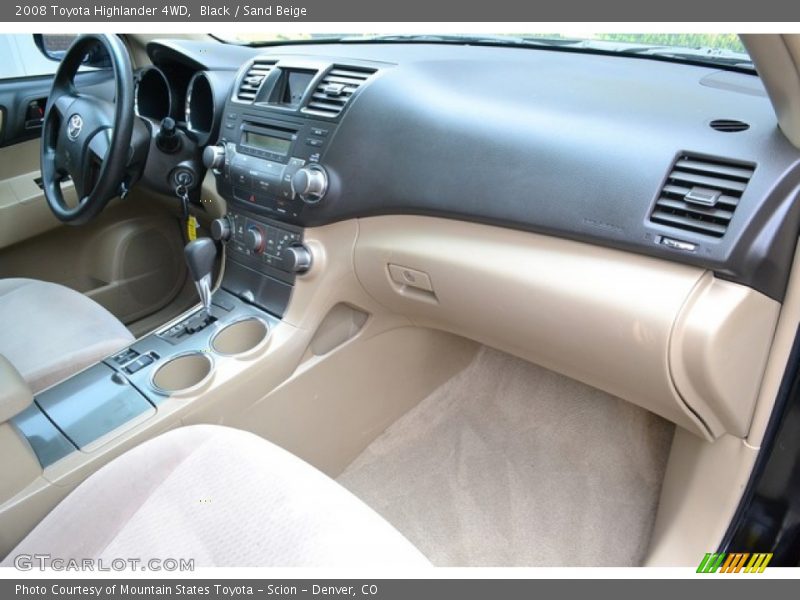 Black / Sand Beige 2008 Toyota Highlander 4WD