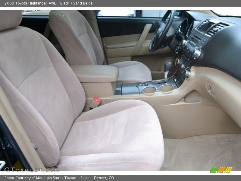Black / Sand Beige 2008 Toyota Highlander 4WD