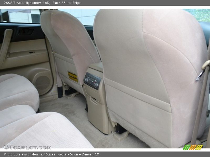 Black / Sand Beige 2008 Toyota Highlander 4WD