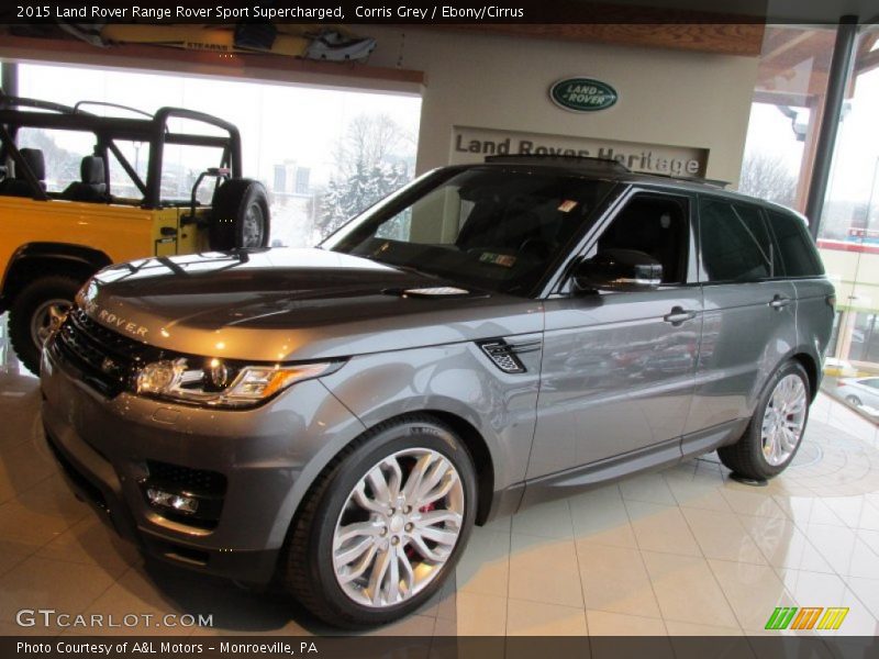 Corris Grey / Ebony/Cirrus 2015 Land Rover Range Rover Sport Supercharged