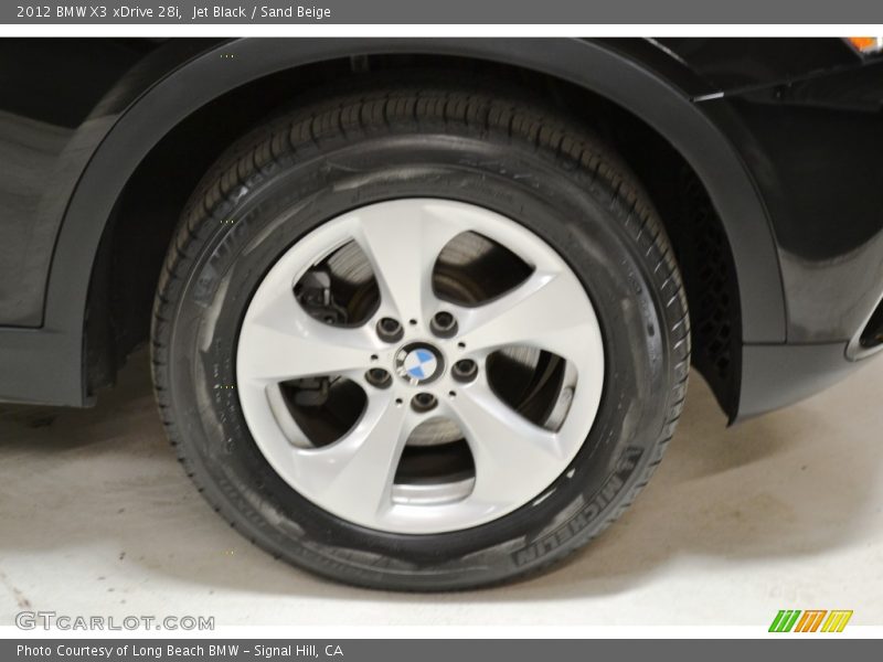 Jet Black / Sand Beige 2012 BMW X3 xDrive 28i