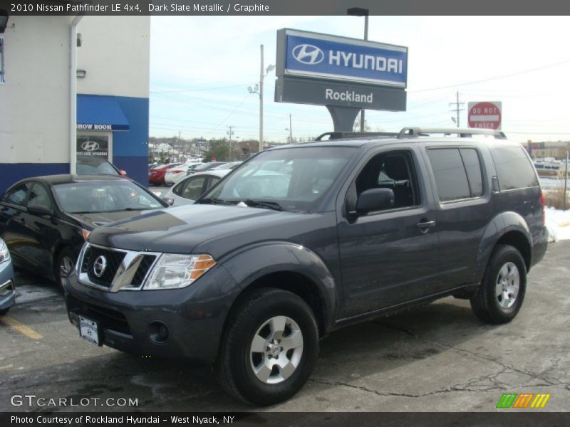 Dark Slate Metallic / Graphite 2010 Nissan Pathfinder LE 4x4
