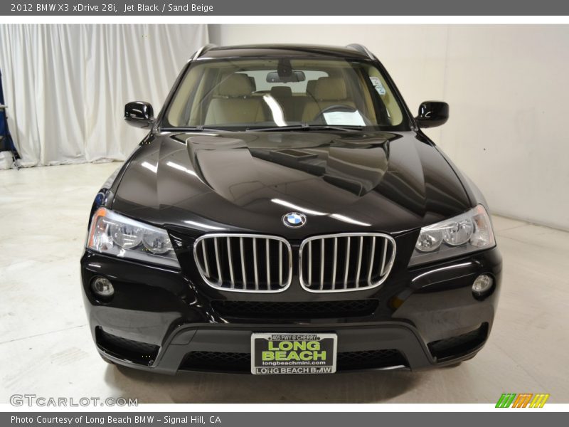 Jet Black / Sand Beige 2012 BMW X3 xDrive 28i