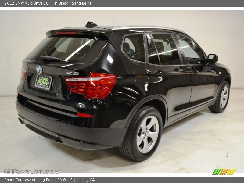 Jet Black / Sand Beige 2012 BMW X3 xDrive 28i