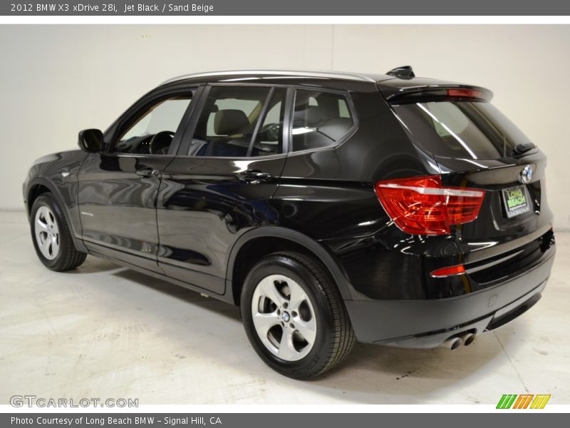 Jet Black / Sand Beige 2012 BMW X3 xDrive 28i