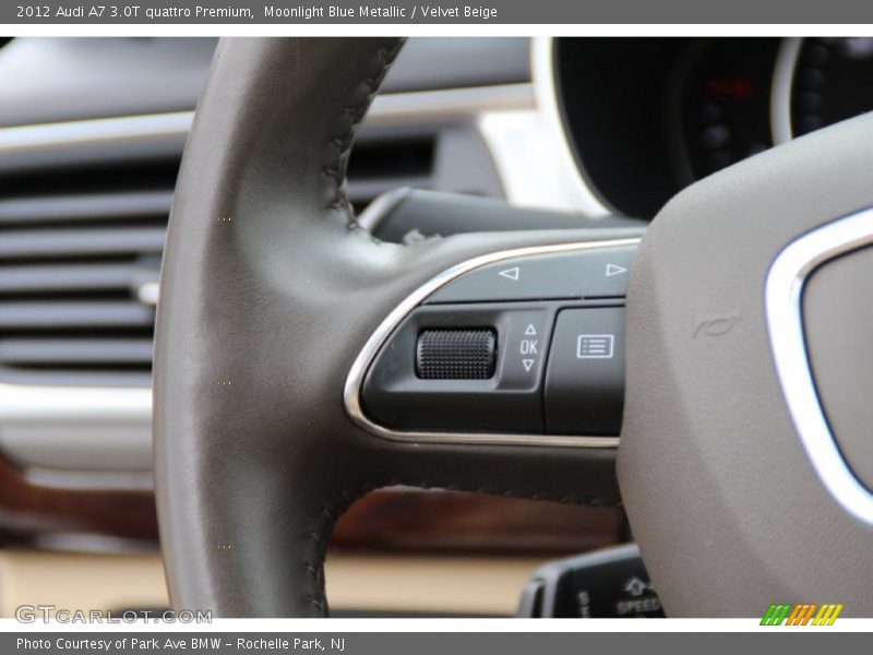 Moonlight Blue Metallic / Velvet Beige 2012 Audi A7 3.0T quattro Premium