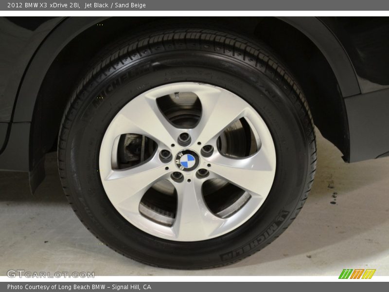Jet Black / Sand Beige 2012 BMW X3 xDrive 28i