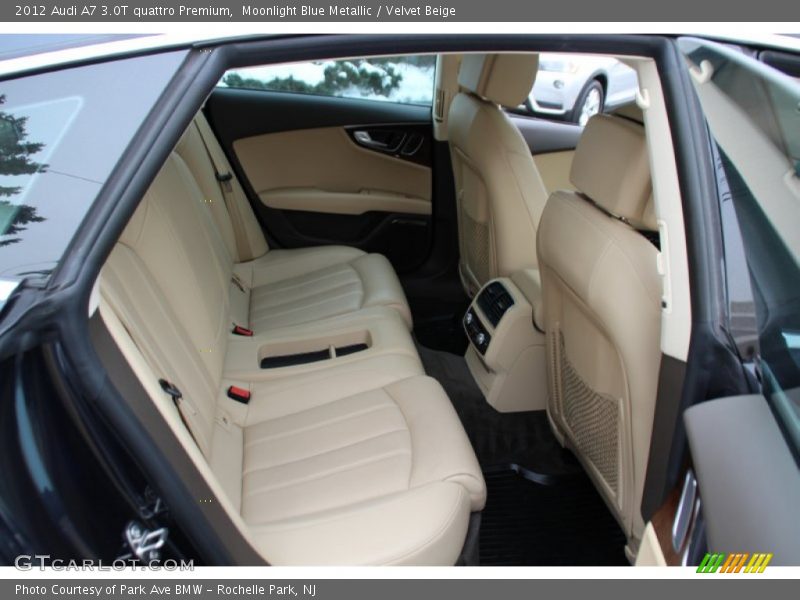 Moonlight Blue Metallic / Velvet Beige 2012 Audi A7 3.0T quattro Premium