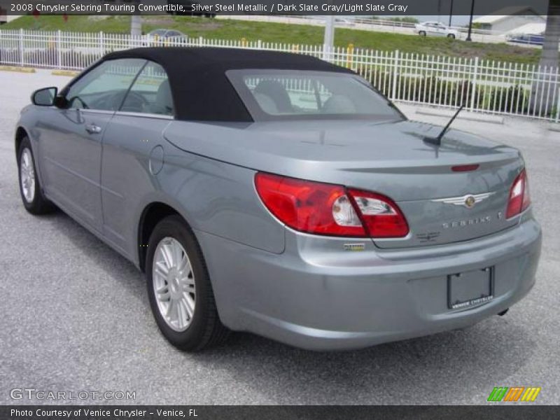 Silver Steel Metallic / Dark Slate Gray/Light Slate Gray 2008 Chrysler Sebring Touring Convertible