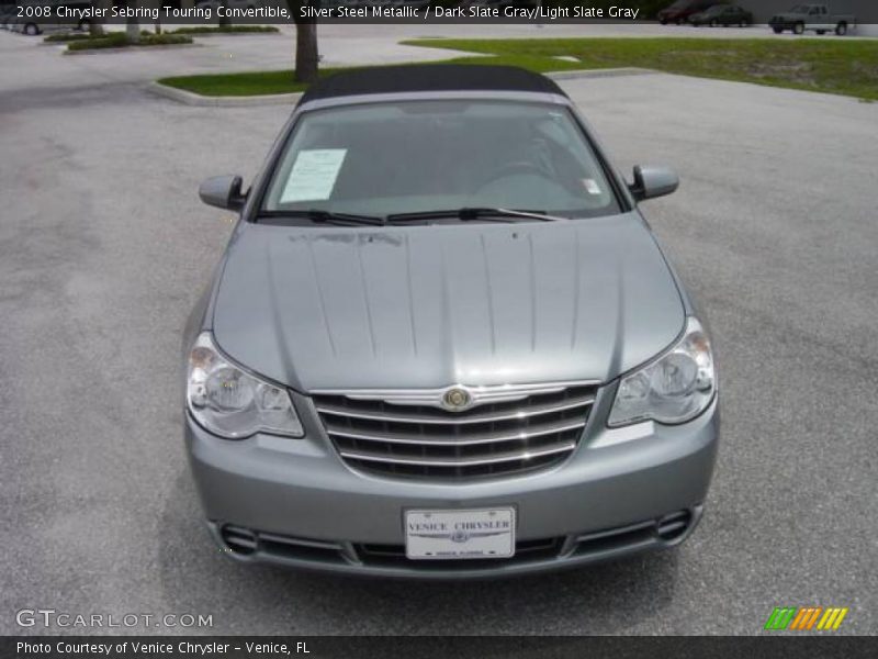 Silver Steel Metallic / Dark Slate Gray/Light Slate Gray 2008 Chrysler Sebring Touring Convertible