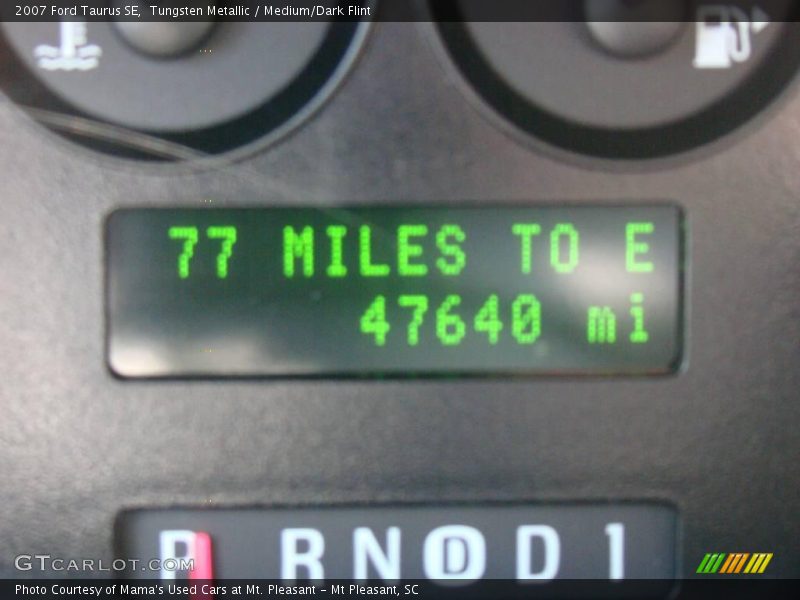 Tungsten Metallic / Medium/Dark Flint 2007 Ford Taurus SE