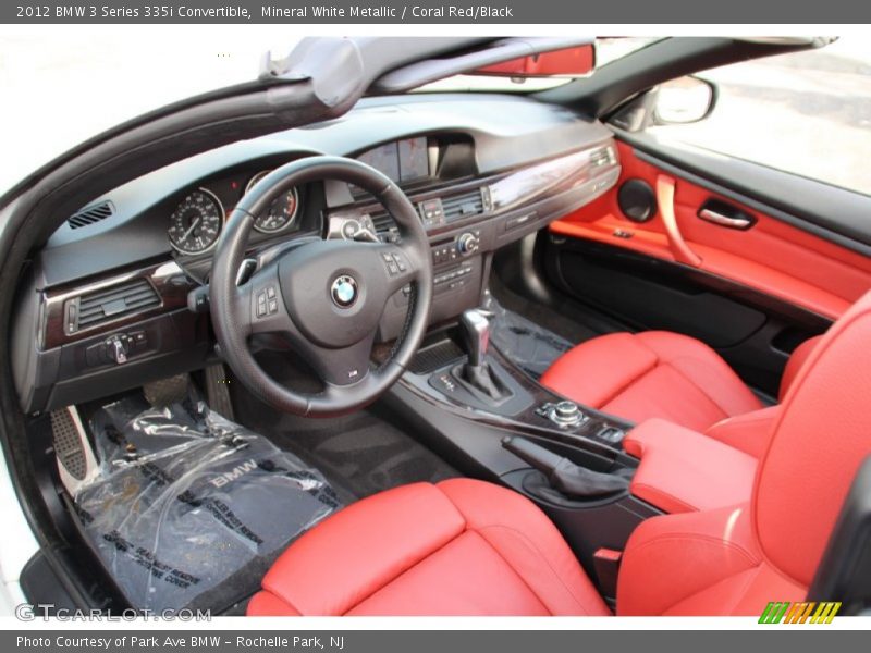  2012 3 Series 335i Convertible Coral Red/Black Interior