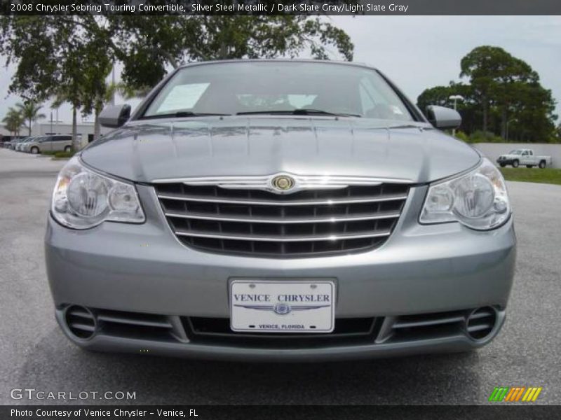 Silver Steel Metallic / Dark Slate Gray/Light Slate Gray 2008 Chrysler Sebring Touring Convertible