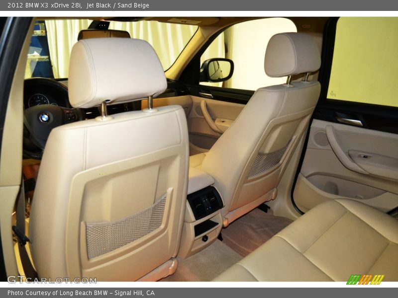 Jet Black / Sand Beige 2012 BMW X3 xDrive 28i