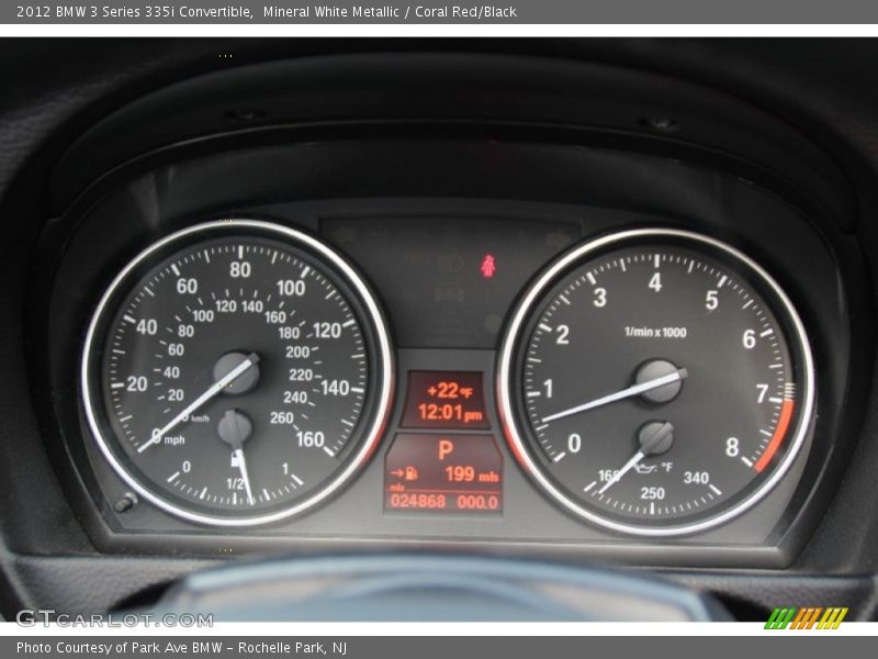  2012 3 Series 335i Convertible 335i Convertible Gauges