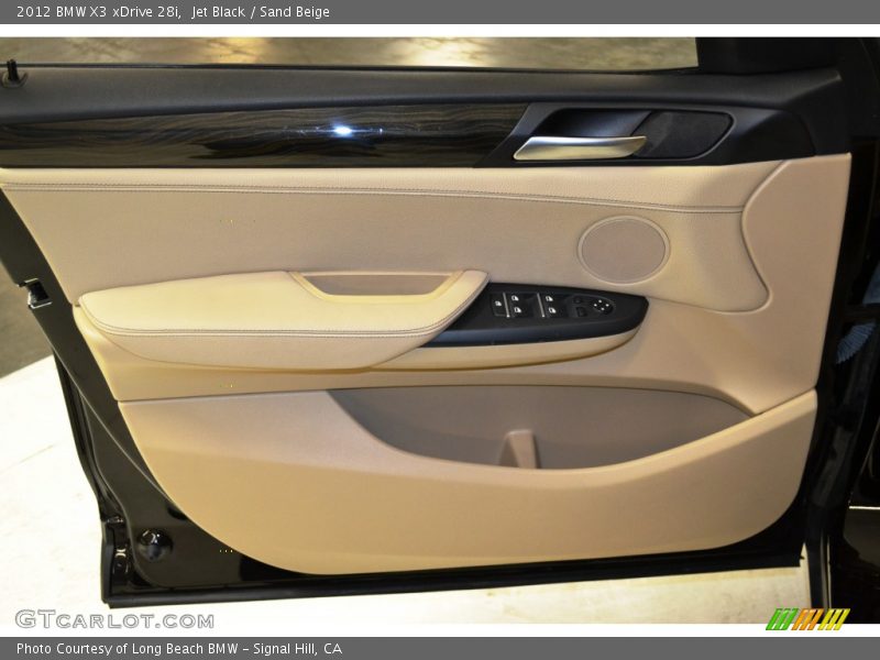 Jet Black / Sand Beige 2012 BMW X3 xDrive 28i