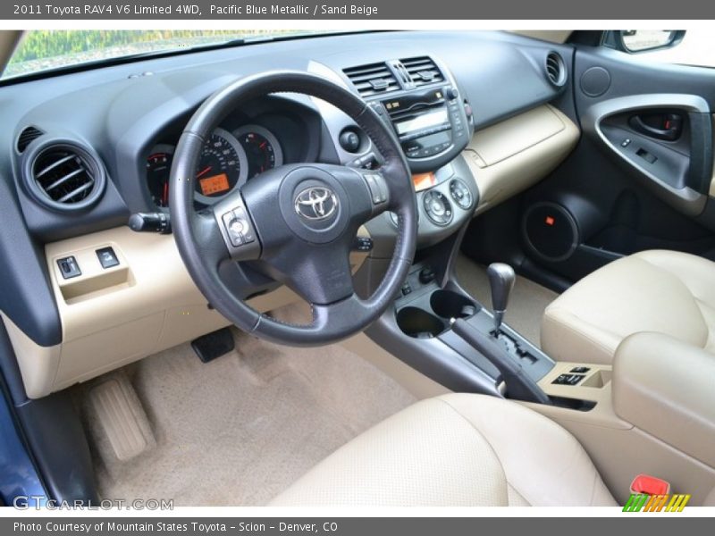  2011 RAV4 V6 Limited 4WD Sand Beige Interior