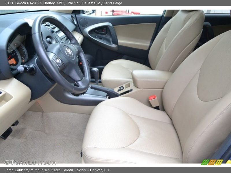 Front Seat of 2011 RAV4 V6 Limited 4WD