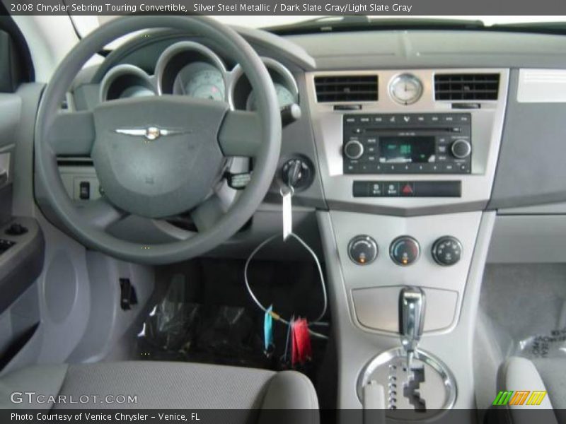 Silver Steel Metallic / Dark Slate Gray/Light Slate Gray 2008 Chrysler Sebring Touring Convertible