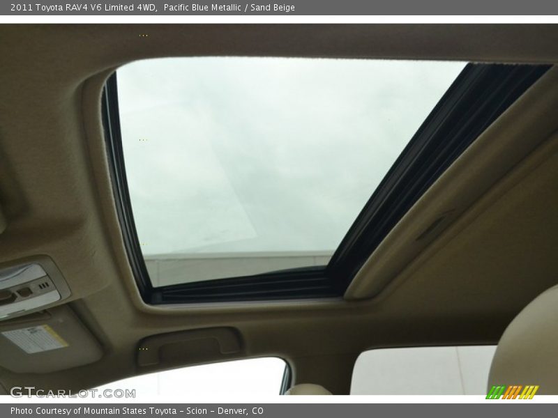 Pacific Blue Metallic / Sand Beige 2011 Toyota RAV4 V6 Limited 4WD