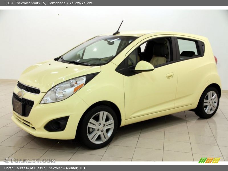 Lemonade / Yellow/Yellow 2014 Chevrolet Spark LS