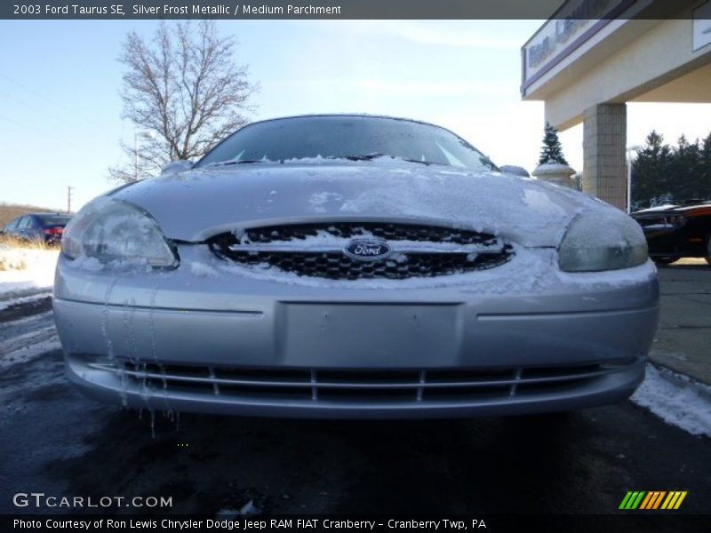Silver Frost Metallic / Medium Parchment 2003 Ford Taurus SE