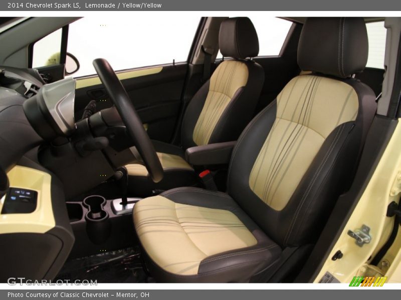 Lemonade / Yellow/Yellow 2014 Chevrolet Spark LS