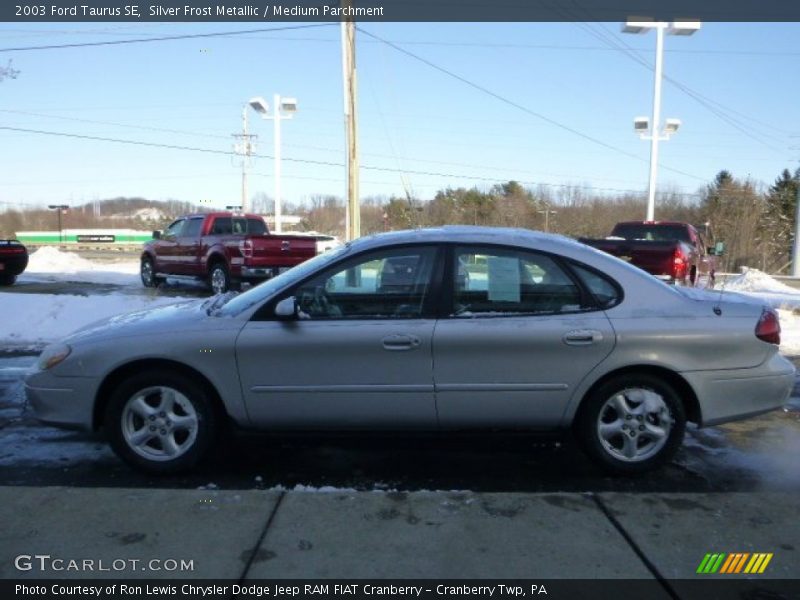 Silver Frost Metallic / Medium Parchment 2003 Ford Taurus SE