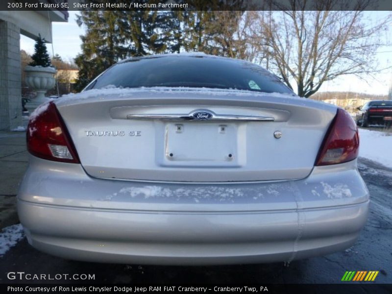 Silver Frost Metallic / Medium Parchment 2003 Ford Taurus SE