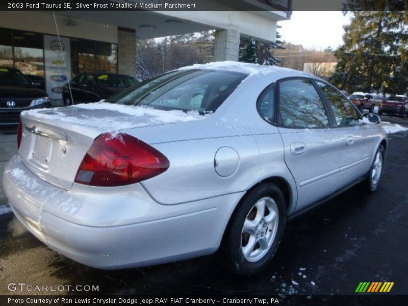Silver Frost Metallic / Medium Parchment 2003 Ford Taurus SE