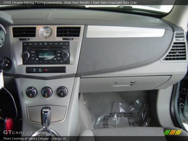 Silver Steel Metallic / Dark Slate Gray/Light Slate Gray 2008 Chrysler Sebring Touring Convertible