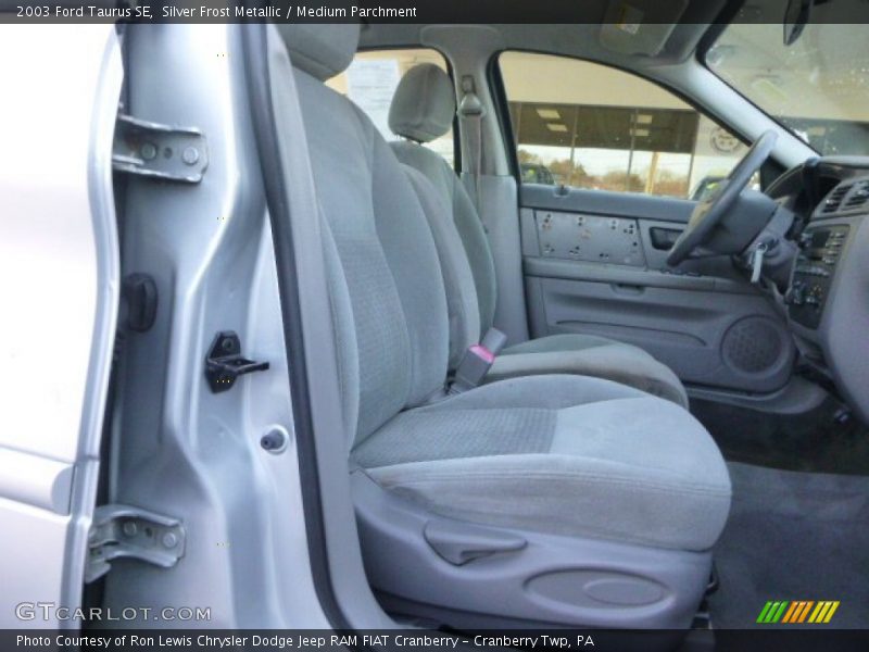 Silver Frost Metallic / Medium Parchment 2003 Ford Taurus SE