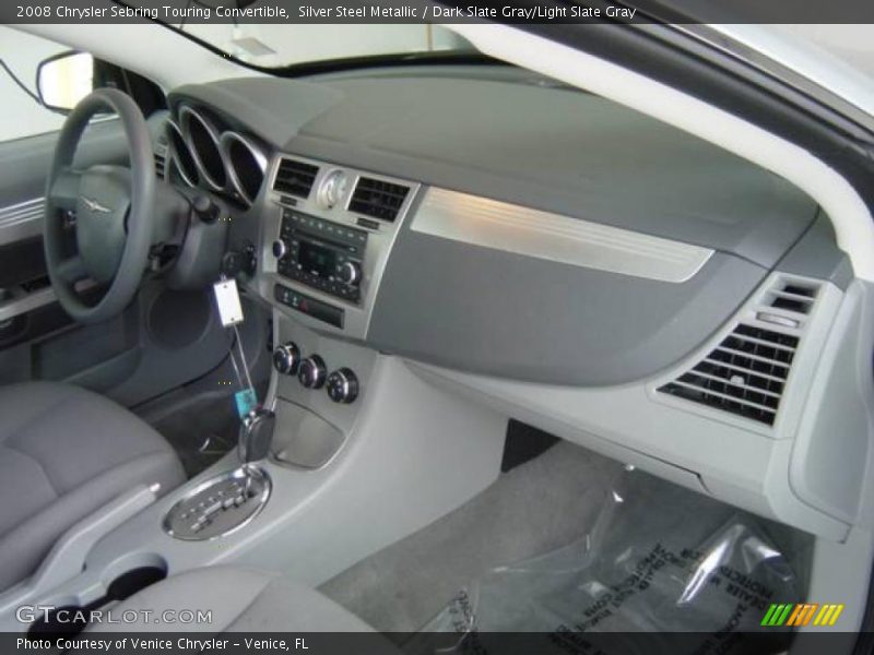 Silver Steel Metallic / Dark Slate Gray/Light Slate Gray 2008 Chrysler Sebring Touring Convertible