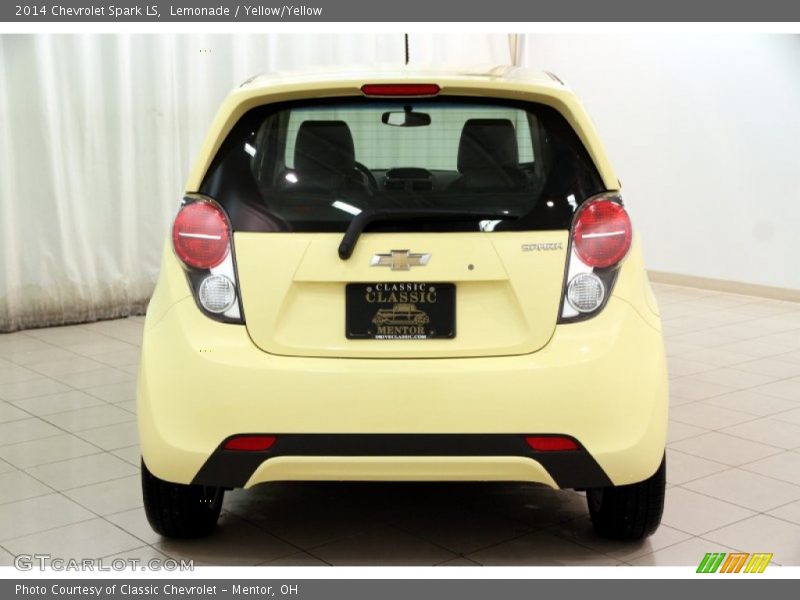 Lemonade / Yellow/Yellow 2014 Chevrolet Spark LS