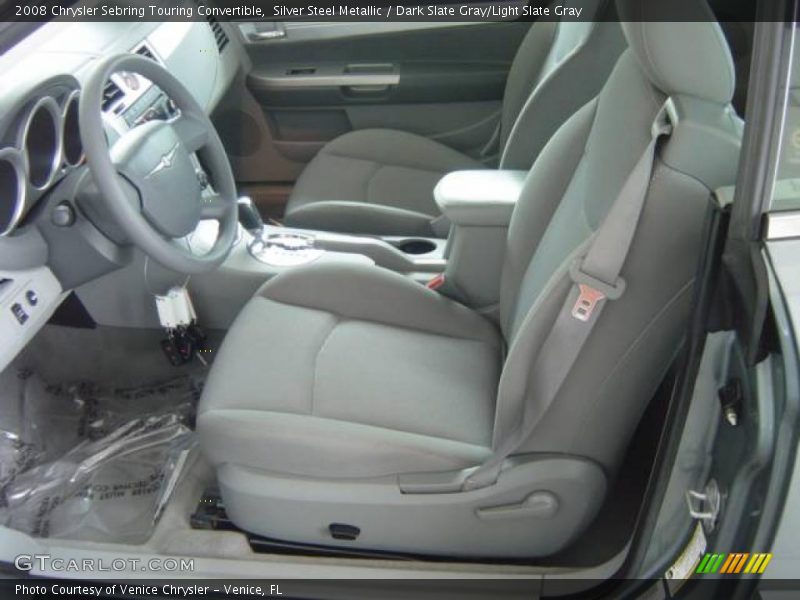 Silver Steel Metallic / Dark Slate Gray/Light Slate Gray 2008 Chrysler Sebring Touring Convertible