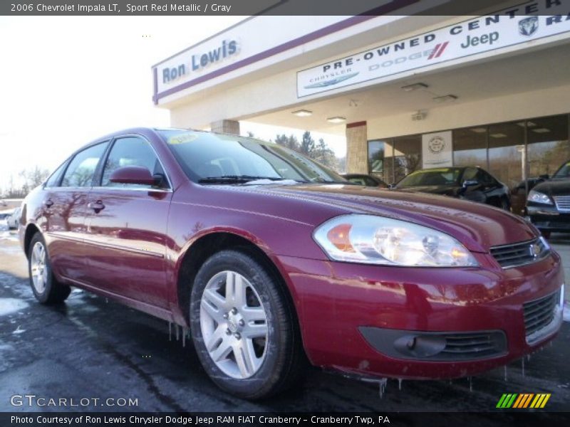 Sport Red Metallic / Gray 2006 Chevrolet Impala LT